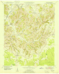 Taft Tennessee Historical topographic map, 1:24000 scale, 7.5 X 7.5 Minute, Year 1951