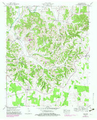 Taft Tennessee Historical topographic map, 1:24000 scale, 7.5 X 7.5 Minute, Year 1949
