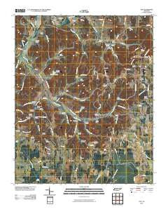 Taft Tennessee Historical topographic map, 1:24000 scale, 7.5 X 7.5 Minute, Year 2010