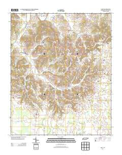 Taft Tennessee Historical topographic map, 1:24000 scale, 7.5 X 7.5 Minute, Year 2013