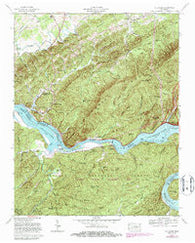 Tallassee Tennessee Historical topographic map, 1:24000 scale, 7.5 X 7.5 Minute, Year 1966