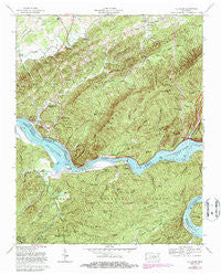 Tallassee Tennessee Historical topographic map, 1:24000 scale, 7.5 X 7.5 Minute, Year 1966
