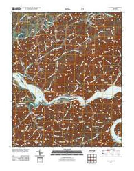 Tallassee Tennessee Historical topographic map, 1:24000 scale, 7.5 X 7.5 Minute, Year 2011