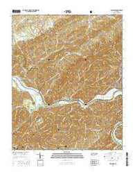 Tallassee Tennessee Current topographic map, 1:24000 scale, 7.5 X 7.5 Minute, Year 2016
