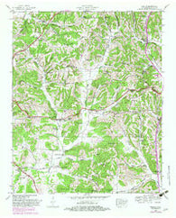 Tarpley Tennessee Historical topographic map, 1:24000 scale, 7.5 X 7.5 Minute, Year 1948
