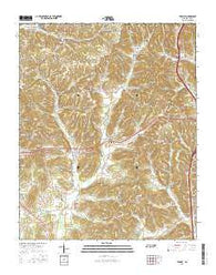Tarpley Tennessee Current topographic map, 1:24000 scale, 7.5 X 7.5 Minute, Year 2016