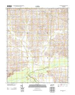 Tatumville Tennessee Historical topographic map, 1:24000 scale, 7.5 X 7.5 Minute, Year 2013