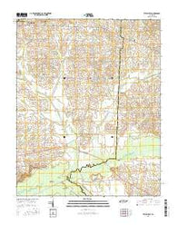Tatumville Tennessee Current topographic map, 1:24000 scale, 7.5 X 7.5 Minute, Year 2016