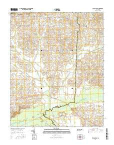 Tatumville Tennessee Current topographic map, 1:24000 scale, 7.5 X 7.5 Minute, Year 2016