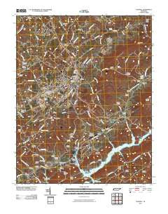 Tazewell Tennessee Historical topographic map, 1:24000 scale, 7.5 X 7.5 Minute, Year 2010