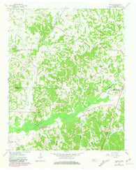 Teague Tennessee Historical topographic map, 1:24000 scale, 7.5 X 7.5 Minute, Year 1961
