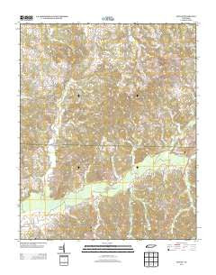 Teague Tennessee Historical topographic map, 1:24000 scale, 7.5 X 7.5 Minute, Year 2013