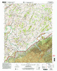 Telford Tennessee Historical topographic map, 1:24000 scale, 7.5 X 7.5 Minute, Year 2003