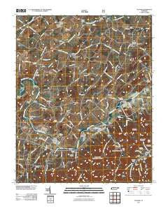 Telford Tennessee Historical topographic map, 1:24000 scale, 7.5 X 7.5 Minute, Year 2011