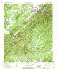 Tellico Plains Tennessee Historical topographic map, 1:24000 scale, 7.5 X 7.5 Minute, Year 1957