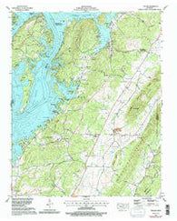 Ten Mile Tennessee Historical topographic map, 1:24000 scale, 7.5 X 7.5 Minute, Year 1973