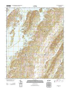 Ten Mile Tennessee Historical topographic map, 1:24000 scale, 7.5 X 7.5 Minute, Year 2013