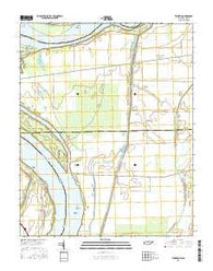 Tennemo Tennessee Current topographic map, 1:24000 scale, 7.5 X 7.5 Minute, Year 2016