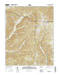 Tennessee City Tennessee Current topographic map, 1:24000 scale, 7.5 X 7.5 Minute, Year 2016