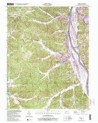 Tharpe Tennessee Historical topographic map, 1:24000 scale, 7.5 X 7.5 Minute, Year 1999