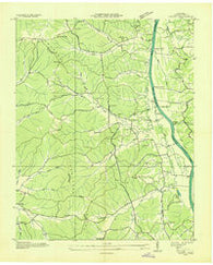 Tharpe Tennessee Historical topographic map, 1:24000 scale, 7.5 X 7.5 Minute, Year 1936