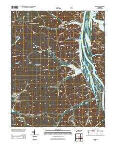 Tharpe Tennessee Historical topographic map, 1:24000 scale, 7.5 X 7.5 Minute, Year 2011