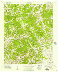 Theta Tennessee Historical topographic map, 1:24000 scale, 7.5 X 7.5 Minute, Year 1951