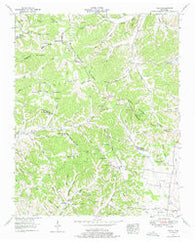 Theta Tennessee Historical topographic map, 1:24000 scale, 7.5 X 7.5 Minute, Year 1951