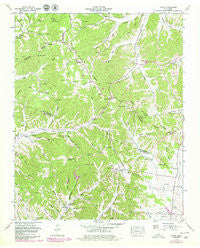 Theta Tennessee Historical topographic map, 1:24000 scale, 7.5 X 7.5 Minute, Year 1951