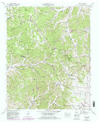 Theta Tennessee Historical topographic map, 1:24000 scale, 7.5 X 7.5 Minute, Year 1951