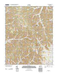 Theta Tennessee Historical topographic map, 1:24000 scale, 7.5 X 7.5 Minute, Year 2013