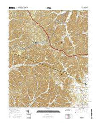 Theta Tennessee Current topographic map, 1:24000 scale, 7.5 X 7.5 Minute, Year 2016