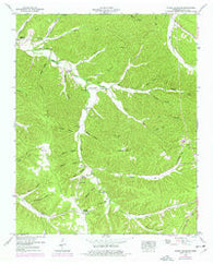 Three Churches Tennessee Historical topographic map, 1:24000 scale, 7.5 X 7.5 Minute, Year 1951