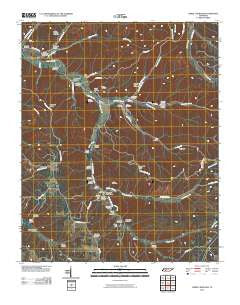 Three Churches Tennessee Historical topographic map, 1:24000 scale, 7.5 X 7.5 Minute, Year 2010