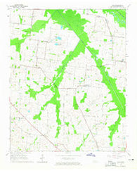Tibbs Tennessee Historical topographic map, 1:24000 scale, 7.5 X 7.5 Minute, Year 1964
