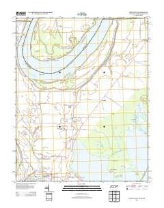 Tiptonville Tennessee Historical topographic map, 1:24000 scale, 7.5 X 7.5 Minute, Year 2013