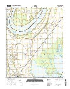 Tiptonville Tennessee Current topographic map, 1:24000 scale, 7.5 X 7.5 Minute, Year 2016