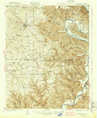 Tompkinsville Kentucky Historical topographic map, 1:62500 scale, 15 X 15 Minute, Year 1929