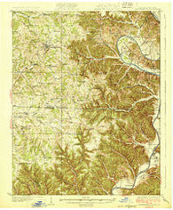 Tompkinsville Kentucky Historical topographic map, 1:62500 scale, 15 X 15 Minute, Year 1929