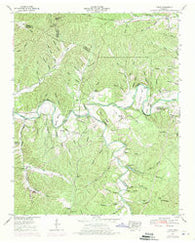 Topsy Tennessee Historical topographic map, 1:24000 scale, 7.5 X 7.5 Minute, Year 1951