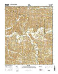 Topsy Tennessee Current topographic map, 1:24000 scale, 7.5 X 7.5 Minute, Year 2016