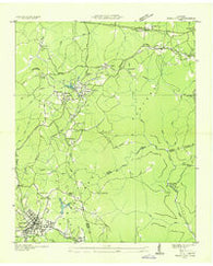 Tracy City Tennessee Historical topographic map, 1:24000 scale, 7.5 X 7.5 Minute, Year 1936