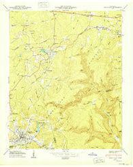 Tracy City Tennessee Historical topographic map, 1:24000 scale, 7.5 X 7.5 Minute, Year 1950