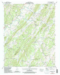 Tranquillity Tennessee Historical topographic map, 1:24000 scale, 7.5 X 7.5 Minute, Year 1973
