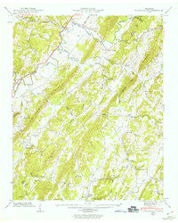 Tranquillity Tennessee Historical topographic map, 1:24000 scale, 7.5 X 7.5 Minute, Year 1941