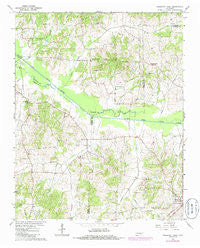 Trezevant West Tennessee Historical topographic map, 1:24000 scale, 7.5 X 7.5 Minute, Year 1966