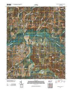 Trezevant East Tennessee Historical topographic map, 1:24000 scale, 7.5 X 7.5 Minute, Year 2010
