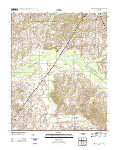 Trezevant East Tennessee Historical topographic map, 1:24000 scale, 7.5 X 7.5 Minute, Year 2013