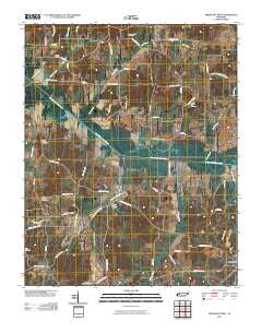 Trezevant West Tennessee Historical topographic map, 1:24000 scale, 7.5 X 7.5 Minute, Year 2010
