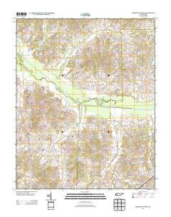 Trezevant West Tennessee Historical topographic map, 1:24000 scale, 7.5 X 7.5 Minute, Year 2013